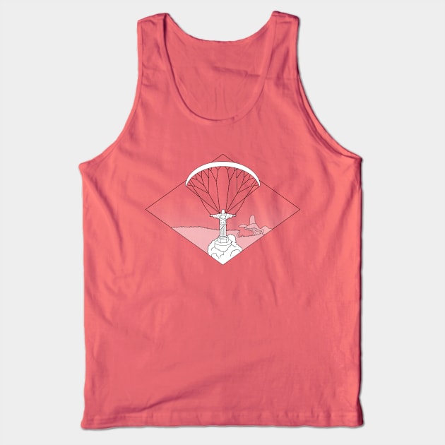 Parapente Brasil - Paraglide Brazil - Textless Tank Top by TheWanderingFools